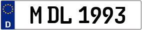 Truck License Plate